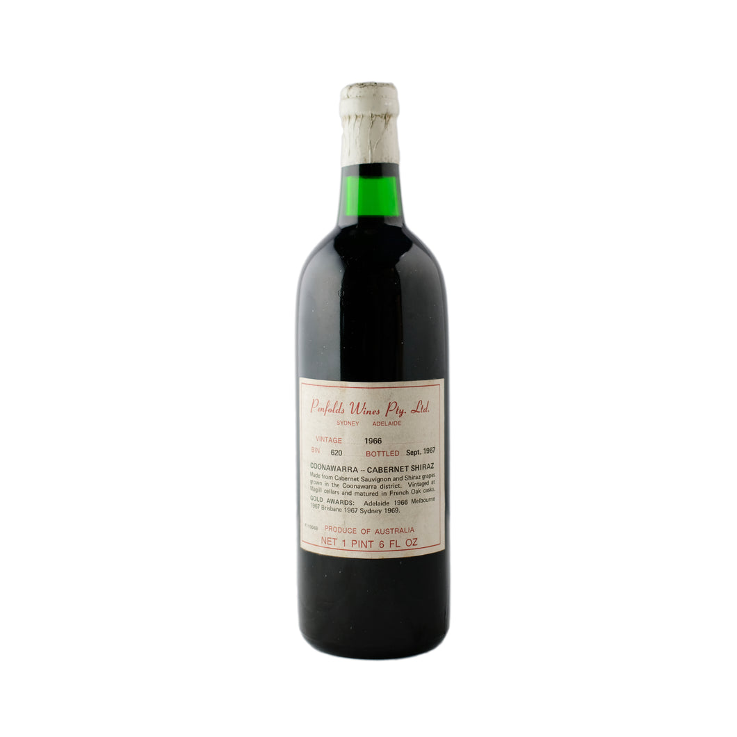 PENFOLDS Bin 620 Cabernet Shiraz, Coonawarra 1966, Stock No.01