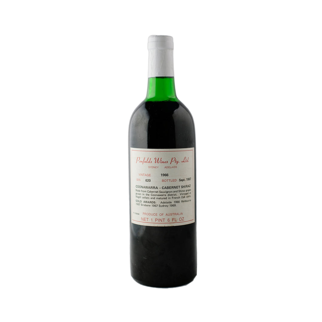 PENFOLDS Bin 620 Cabernet Shiraz, Coonawarra 1966, Stock No.02